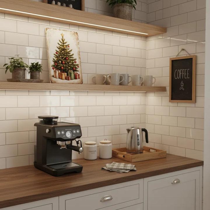 Christmas Tree Aluminum Wall Art – Festive Metal Print