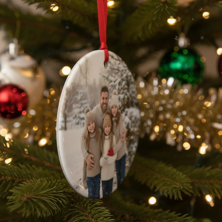 Custom Photo Ceramic Ornament